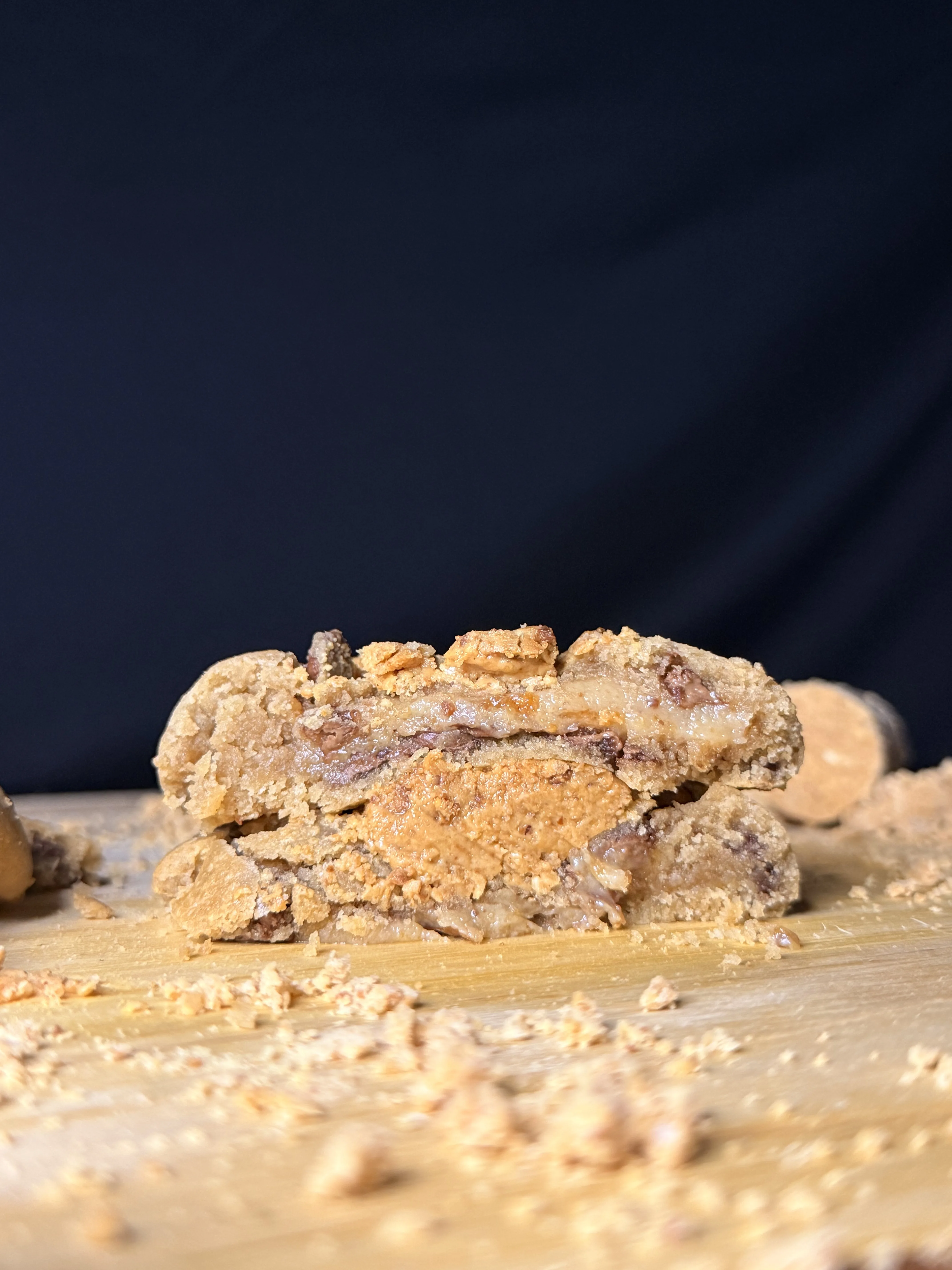 Cookie recheado de Paçoca Samny Gourmet